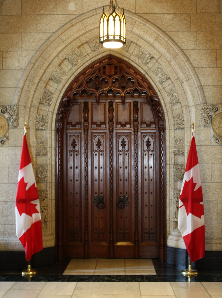 Doorway to the House of Commons
