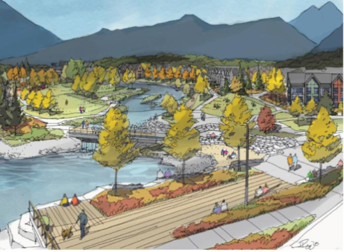 Proposed development on the old mill site in Squamish