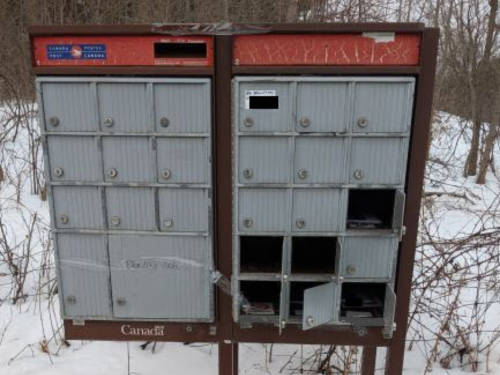 Community mailboxes damaged in Puslinch Canada Info