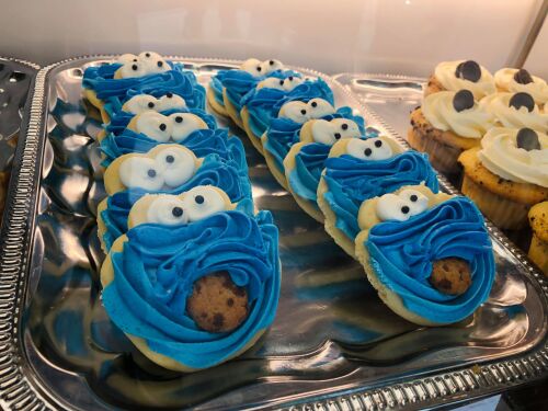 Les biscuits Cookie Monster chez Monkeycakes