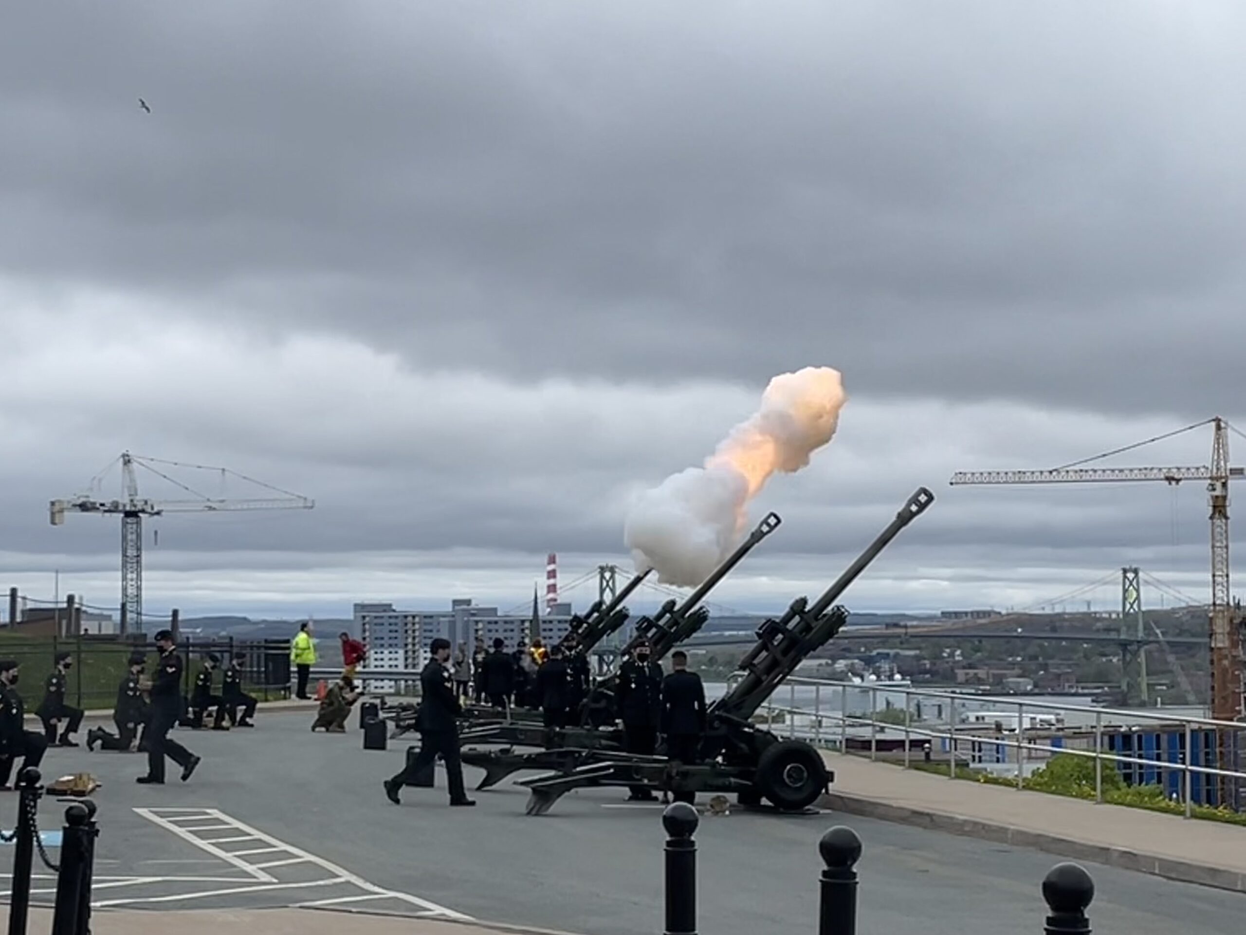 Behind-the-scenes: What goes into the 21-gun salute for NDP