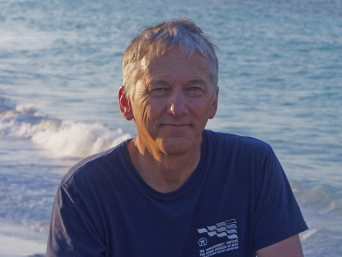 Portrait photo of Professor Paul Bentzen from Dalhousie who was responsible for saving the Atlantic whitefish and bringing them to Dalhousie for this project.