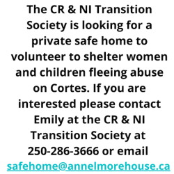 Text of the needed information to provide a safe home.