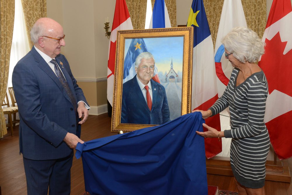 D Voilement D Une Peinture Du P Re L Ger Comeau La R Sidence Du