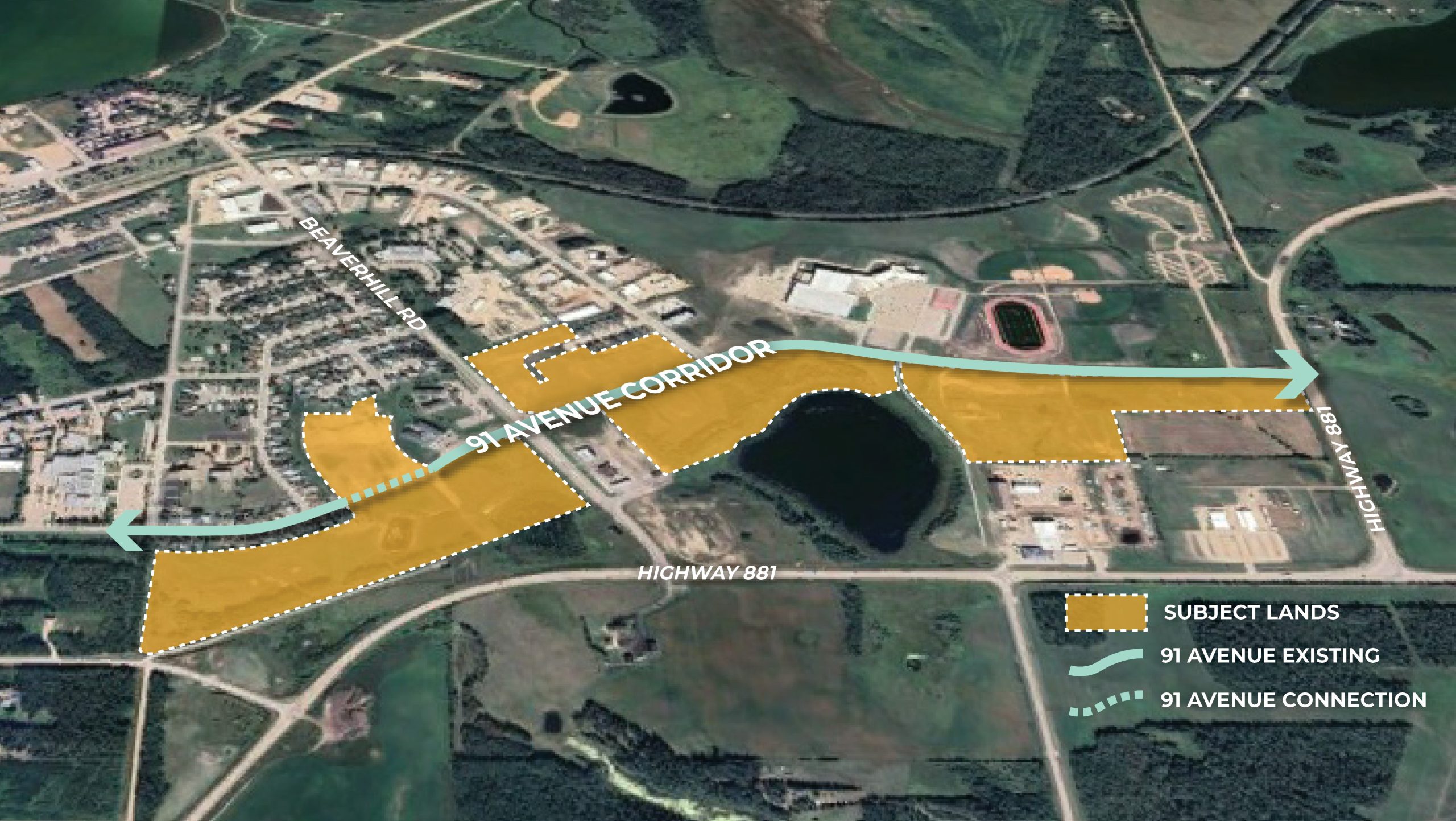 91e avenue à Lac La Biche le comté entend la population Canada Info