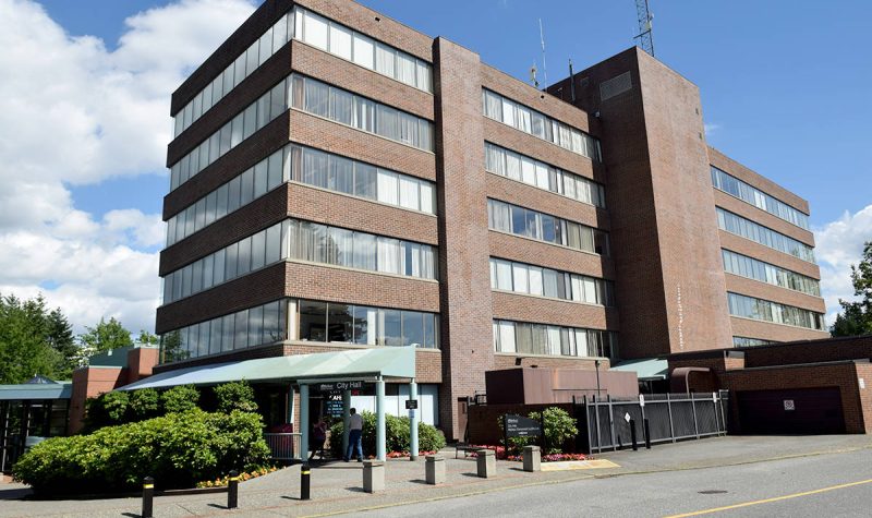 A stock photo of Abbotsford City Hall