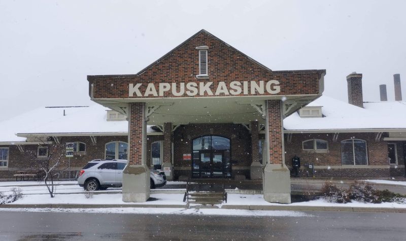 La façade du musée de Kapuskasing qui se trouve tout près de l’endroit considéré par la ville pour l’aire de repos