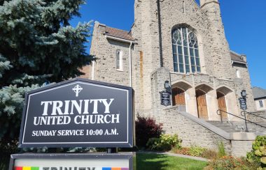 Trinity United Church building, now closed. The location of One City's new homeless shelter.