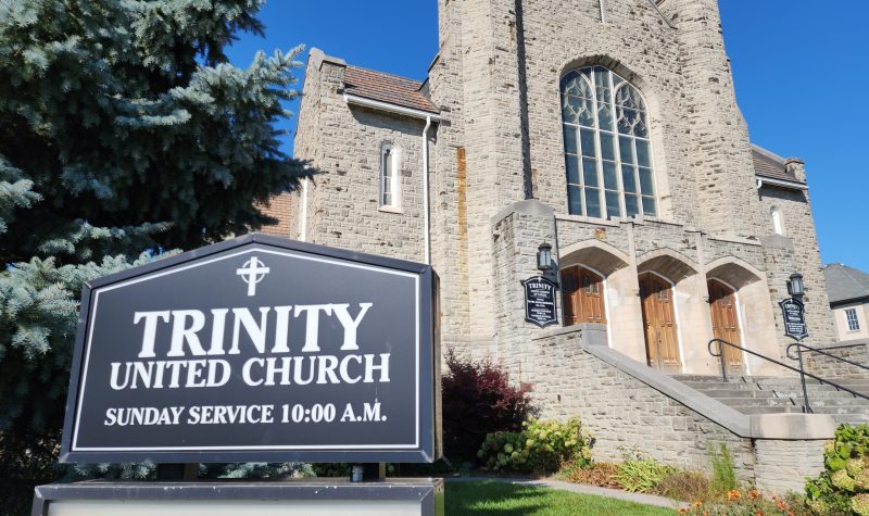 Trinity United Church building, now closed. The location of One City's new homeless shelter.
