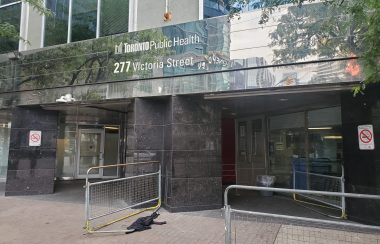 Photo of the Toronto Public Health building the Works at 277 Victoria Street