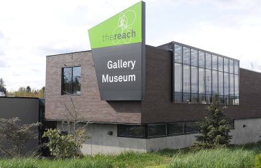 A photo taken outside of the reach gallery museum