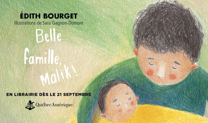 La couverture du livre Belle famille Malik d'Édith Bourget