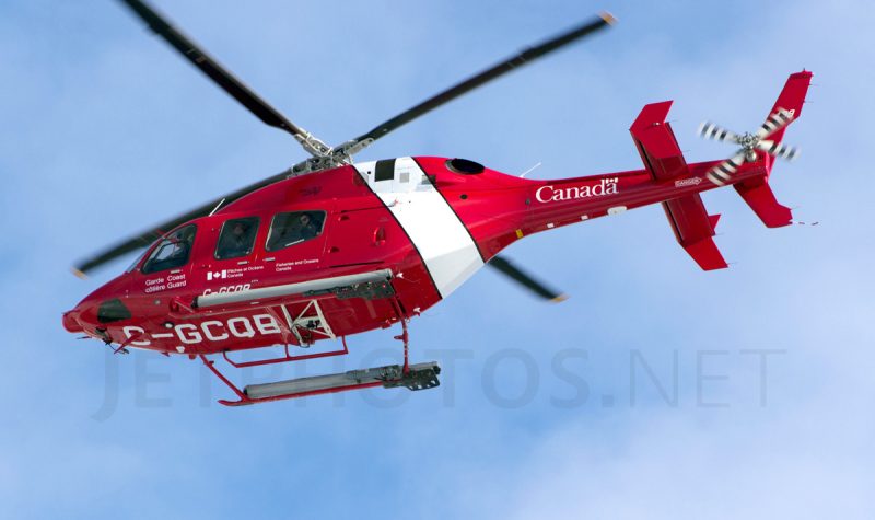 Hélicoptère de la Garde côtière canadienne.