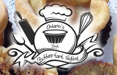 Affiche du Festival de la meilleure tartelette au beurre de l'Ontario