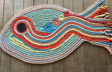 poisson fabriqué avec des cordages recyclés