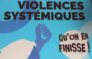 Affiche au mur du CFIC (Photo : david Mezy)