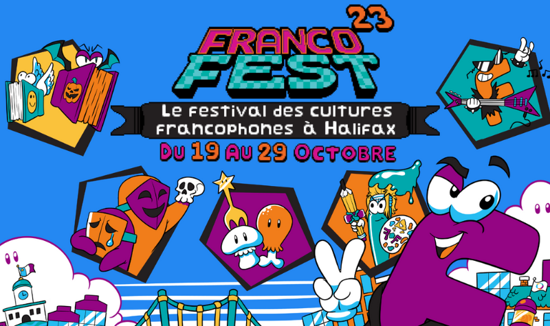 L'affiche officielle du Francofest 2023. (Source image : CCGH)