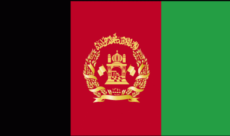 Le drapeau d'Afghanistan