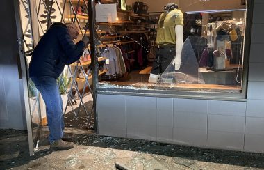 scene of the break in at all star shoes
