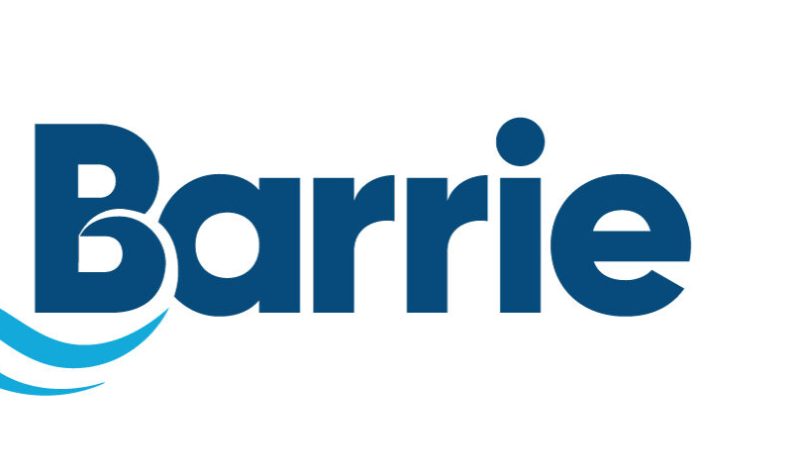 Logo de la ville de Barrie, qui instaure une politique de vaccination pour ses employés