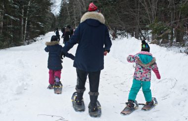 Snowshoeing at Beech Hill park. Photo: contributed.