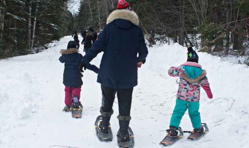 Snowshoeing at Beech Hill park. Photo: contributed.