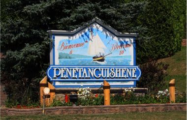 Panneau d'accueil de Penetanguishene