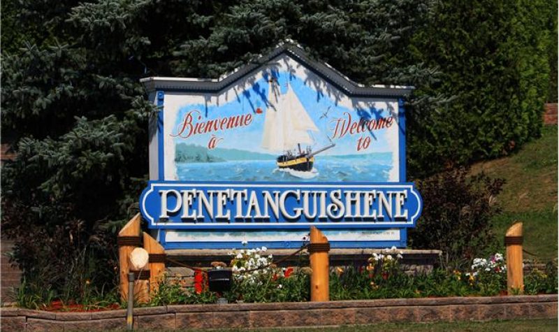 Panneau d'accueil de Penetanguishene