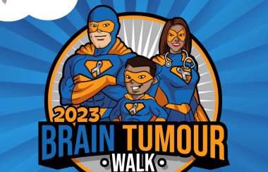 Affiche de la marche pour les tumeurs cérébrales