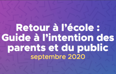 Le Ministère de l’Éducation et du Développement de la petite enfance du Nouveau-Brunswick a offert une mise a jour sur le plan Retour à l’école pour septembre 2020. (www.gnb.ca)