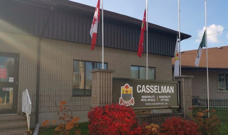 La semaine dernière, le Bureau de santé de l’est de l’Ontario a enlevé l’avis de contamination de l’eau à Casselman. (Photo: Municipalité de Casselman Municipality, facebook)