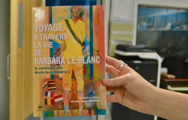 Le livre Voyage à travers la vie de Barbara LeBlanc