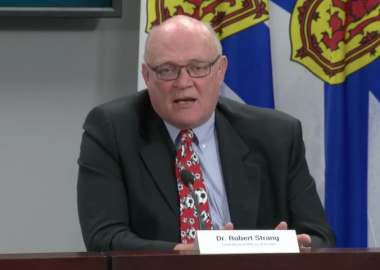 Nova Scotia's chief medical officer of health, Dr. Robert Strang