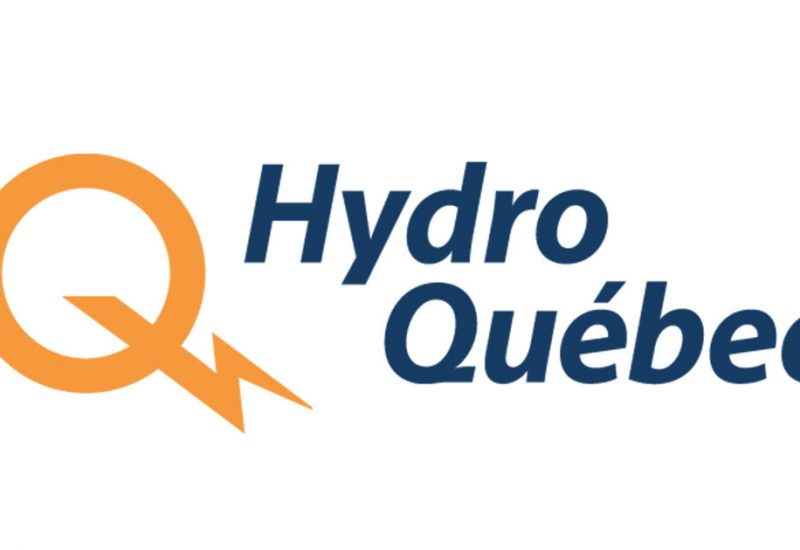The logo of Hydro Quebec, with a yellow Q featuring a lightning bolt and blue letters.