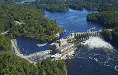 Bryson generating station - Picture from the Hydro Quebec Website