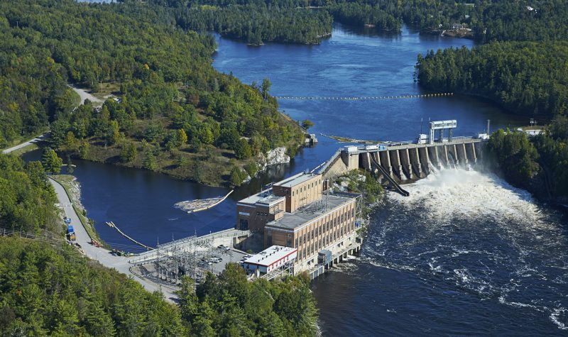 Bryson generating station - Picture from the Hydro Quebec Website