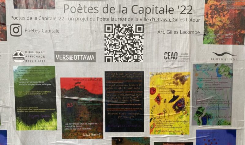 Affiche du projet poete de la capitale 22
