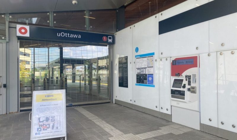La station de train a Uottawa