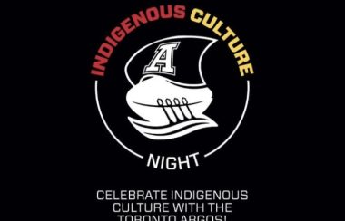 Toronto Argonauts Indigenous Culture Night Logo