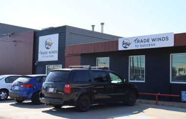 The exterior of the Trade Winds to Success Edmonton location outside on a sunny day.