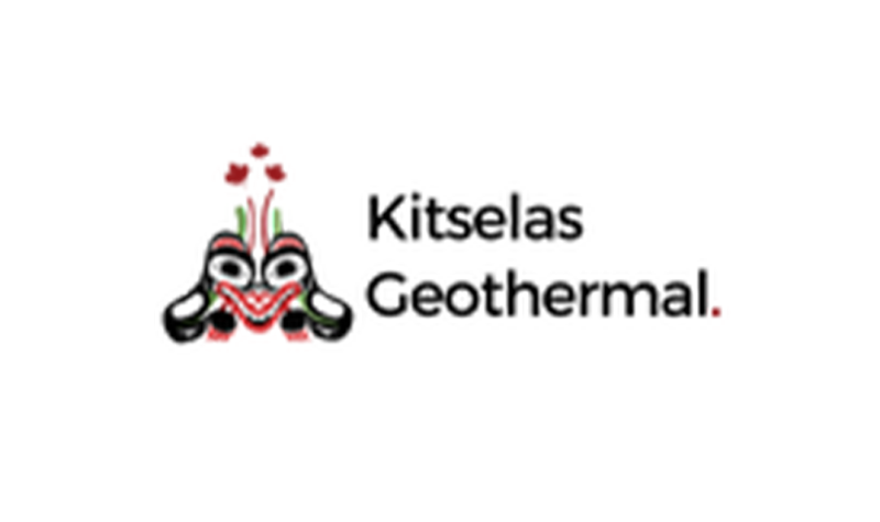The black red and green Kitselas Geothermal Incorporated company logo against a white background.