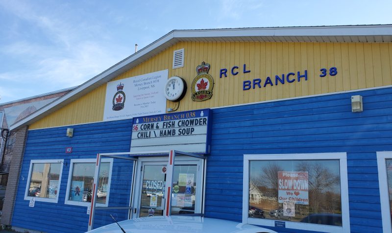 Royal Canadian Legion Branch 038 in Liverpool, NS