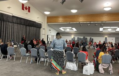 Gathering Circle of Devon community at MMIWG2S+ Day of Awareness