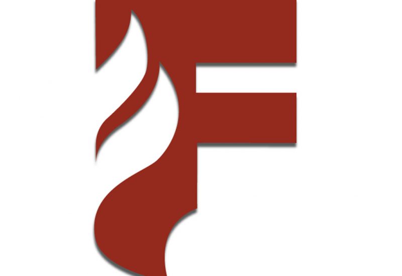 An image of Firegrove Studio's logo. It is a red capital 