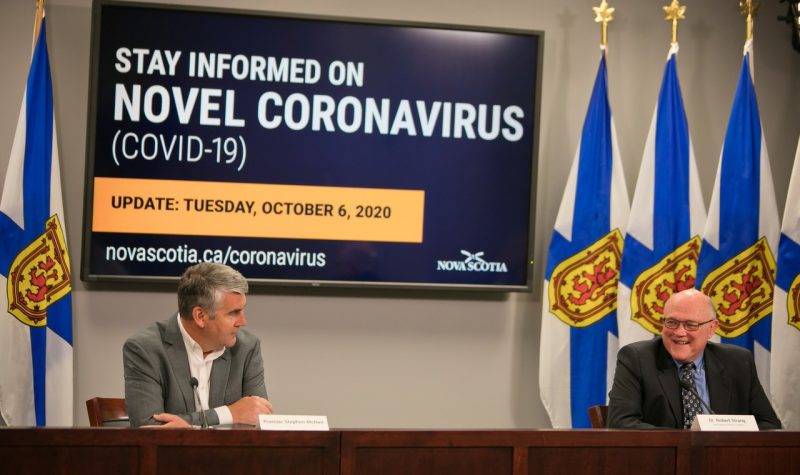 Premier Stephen McNeil and Dr. Robert Strang provide COVID-19 update October 6, 2020