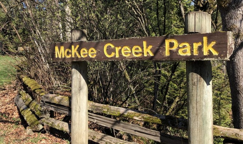 Picture of the entrance of McKee Peak Park
