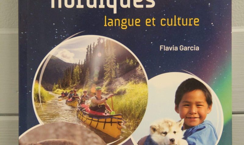 La couverture du nouveau manuel d'exercice Rendez-vous nordiques, pour l'apprentissage du français langue seconde.