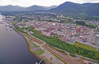 Image of Prince Rupert over looking the town