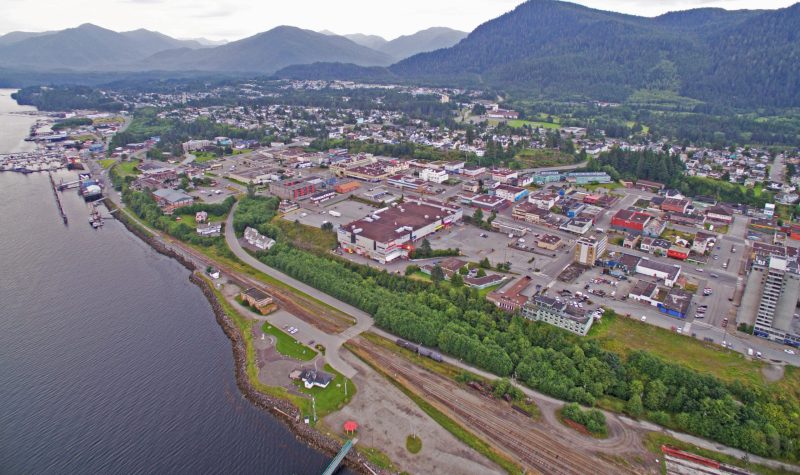Image of Prince Rupert over looking the town
