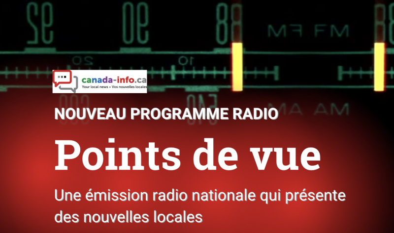 Points de vue en ondes sur 35 radio canadiennes.